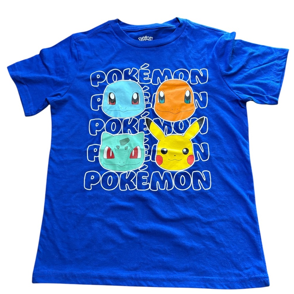 Kids Blue Pokémon Graphic T-Shirt